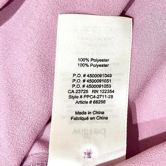 Aritzia Wilfred Lilia Blouse pink lilac color tie front wrap lavender - Picture 9 of 9